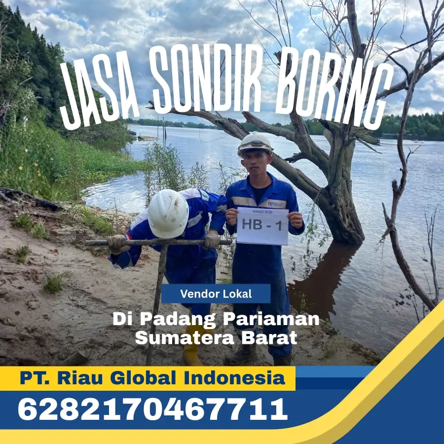 Jasa Sondir Boring di Padang Pariaman Sumatera Barat - PT Riau Global