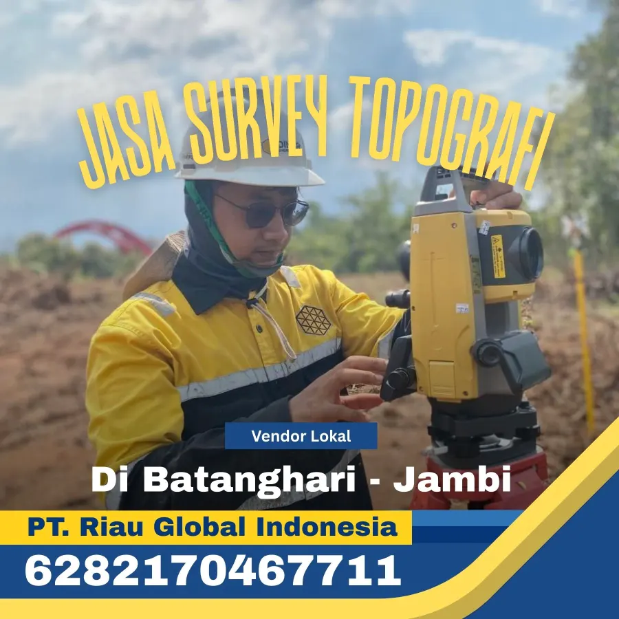Jasa Survey Topografi di Batanghari – Solusi Akurat Proyek Aman
