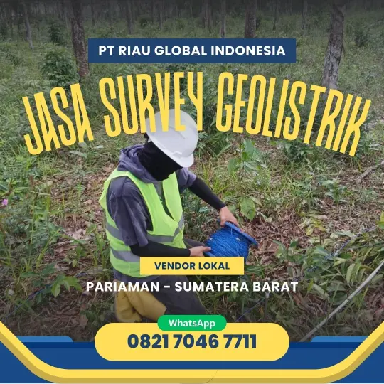 Jasa Survey Geolistrik di Pariaman Sumatera Barat - 082170467711