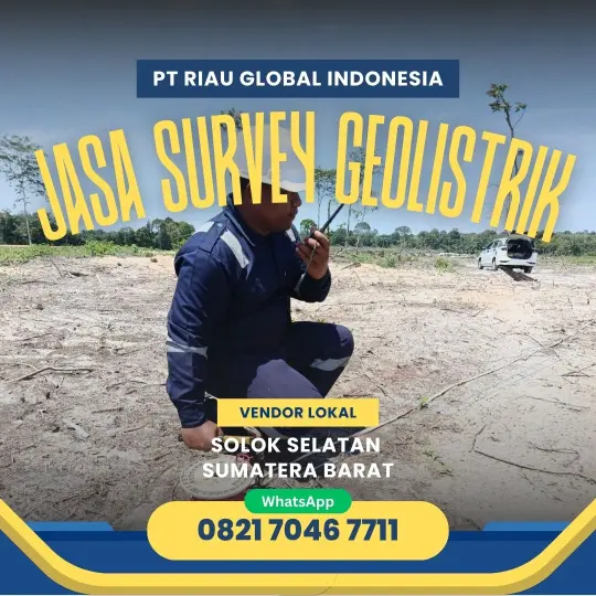 Jasa Survey Geolistrik di Solok Selatan Sumatera Barat - 082170467711