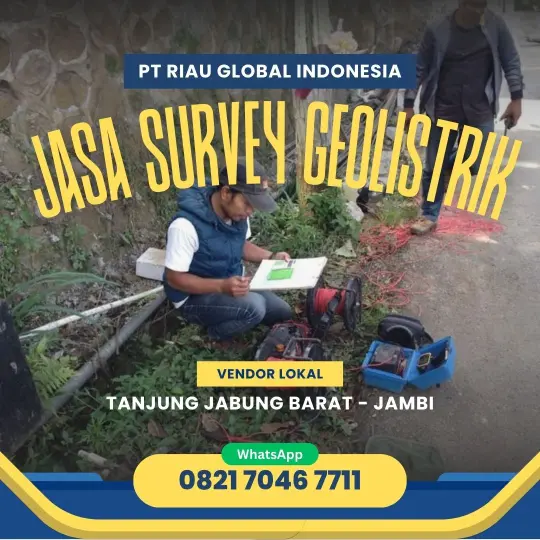Jasa Survey Geolistrik di Tanjung Jabung Barat Jambi - 082170467711